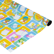 / Metallic Wrapping Paper Baby Design 