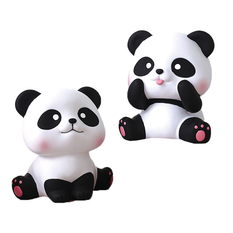 Panda Piggy Bank (Polyresin) – 2 Designs, 18cm