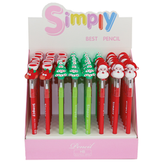 Christmas Pencil – 3 Designs (Pack of 48 pcs) 