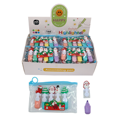Christmas Highlighter Set – 6 pcs per set (Pack of 24 sets) 