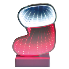 Επιτραπέζιο Φωτιστικό 3D LED Κάλτσα – Με Μπαταρία & USB