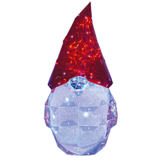 LED Decorative Gnome with Lights, Battery & USB Powered – 32cm