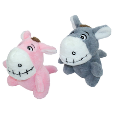 Plush Donkey Toy in 2 Colors – 25cm