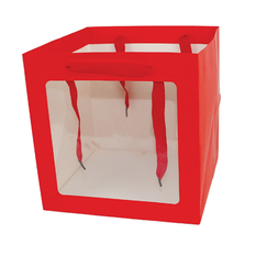 Red Packaging Bag with Window
