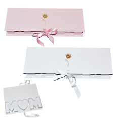 Gift Box with Ribbon in 2 Colors