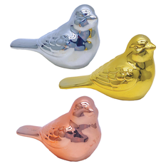 Ceramic Decorative Bird – 3 Colors – 11.5cm