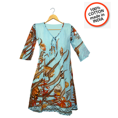 100% Cotton Kaftan from India – Sizes S/M & L/XL