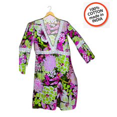 100% Cotton Kaftan from India – Sizes S/M & L/XL