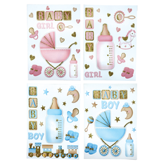 Baby Greeting Card with Envelope 17x12cm Assorted Designs