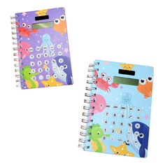 Notebook with Calculator – 2 Designs – Size 17.6×12.5cm (B6)