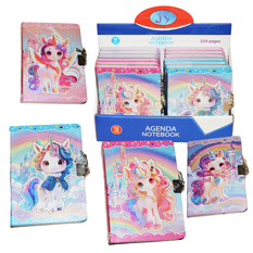 Unicorn Notebook – 4 Designs – Size 17.8×12.8cm – Pack of 12