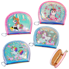 Unicorn Keychain – Mini Purse in 4 Designs – 12.5 x 11 cm