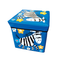 Storage Box with Zebra Design – 30x30x30cm