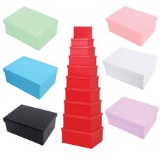 Packaging Box in 7 Colors – Set of 10 Pieces
