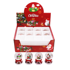 Snow Globe 4 Designs – Pack of 12, 7cm