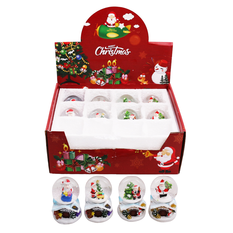 Snow Globe 4 Designs – Pack of 12, 7cm