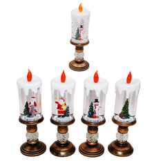 Light-Up Christmas Candle 26cm