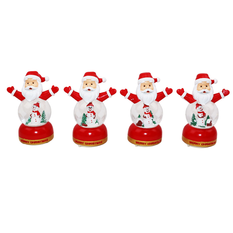 Snow globe with light and music in 4 designs 20cm