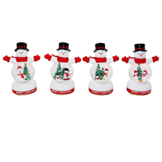 Snow globe with light and music in 4 designs 20cm