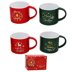 Christmas Mug with Festive Messages 450ml