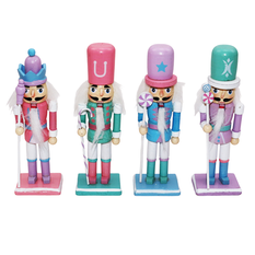 Wooden Nutcracker in 4 Designs Height 16cm