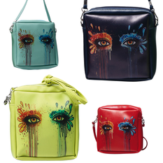 “Eyes” handbag in 4 colors – 19x19cm
