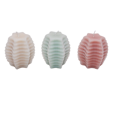 Soy Scented Candle, 3 colors – 3 fragrances, 8cm
