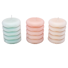 Soy Scented Candle, 3 colors – 3 fragrances, 8cm