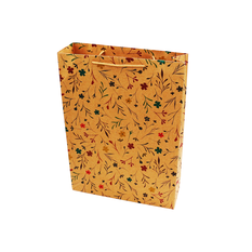 Gift Packaging Bag with Floral Pattern
