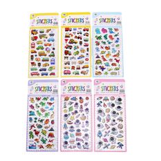Stickers – 6 Designs – 24x10.5cm – Pack of 36 pieces