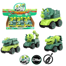 DIY Dinosaur Car with Screwdriver – 4 Designs