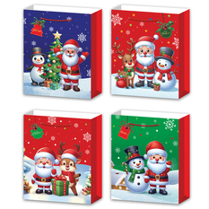 Christmas Gift Bag in 4 Designs