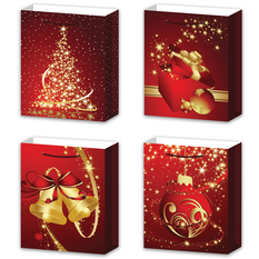 Christmas Gift Bag in 4 Designs