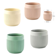 Ceramic Plant Pot in 4 Colors – Pack of 4 Pieces