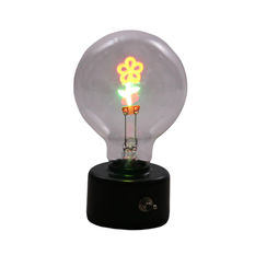 Flower Light Bulb Lamp – Battery Operated – 14x8cm