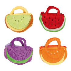 Plush Kids’ Fruit-Themed Handbag in 4 Designs – 17cm