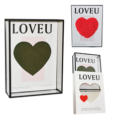 Κουτί Δώρου LOVEU Plexiglass με Σφουγγάρι για Λουλούδια 42×31×10.5cm