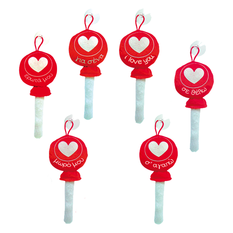 Plush Lollipop Decoration with Suction Cup in 6 Designs – 20cm