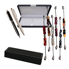 Gift Set: Pen (2 Colors) & Worry Beads (6 Colors) in Gift Box
