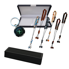 Gift Set: Compass Keychain + Komboloi (6 Colours)