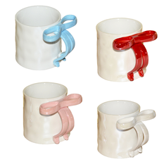 Ceramic Mug with Bow Handle – 400ml