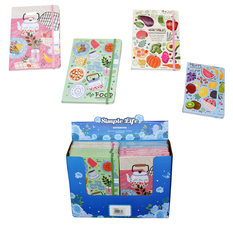 Food & Fruits Notebooks A5 & A6 – 4 Designs