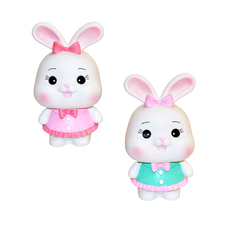 Kids Bunny Money Box Multicolor 22cm 