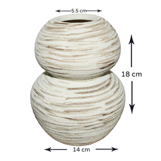 Vase Ceramic Decorative 18x5.5x14cm