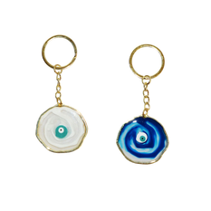 Evil Eye Enamel Keychain 3cm
