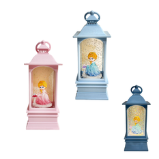 Princess LED Glitter Lantern Light 20.5cm 