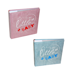 Baby Photo Album 200 Photos 10x15cm Pink & Blue