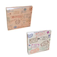 Travel Photo Album 200 Photos 10x15cm Vintage Travel Design