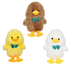 Plush Duck with Bow Tie 25cm 3 Colors