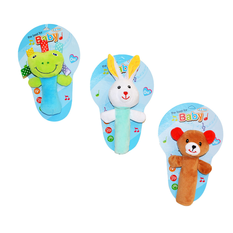 Plush Baby Squeeze Sound Rattle Toy 16cm